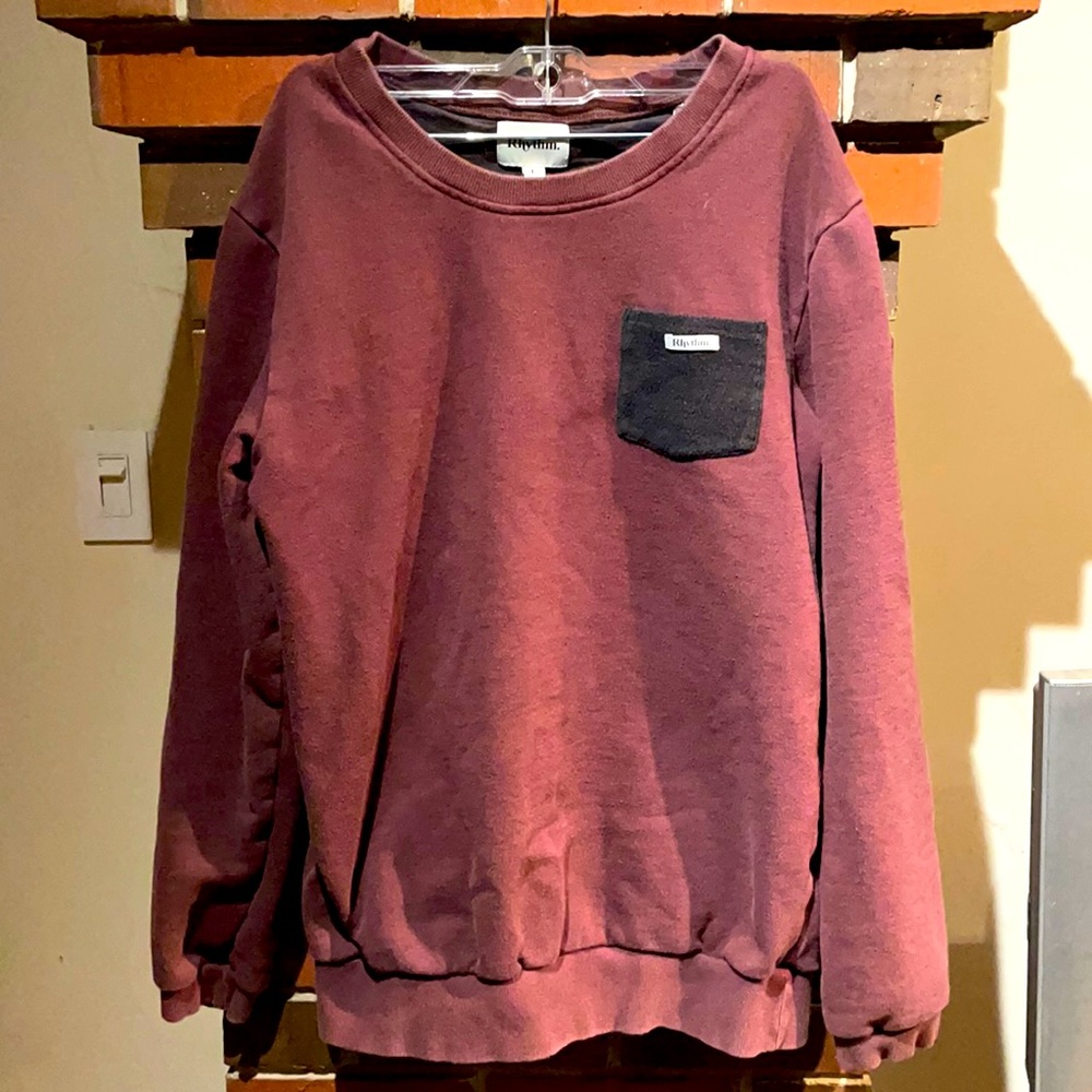 Rhythm sweatshirt, size Large